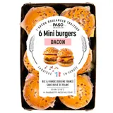 Mini burgers bacon origine France PASO TRAITEUR