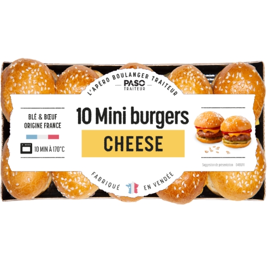 Mini Cheeseburgers PASO TRAITEUR