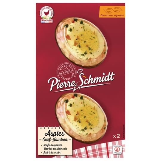 Aspic Œufs Jambon PIERRE SCHMIDT