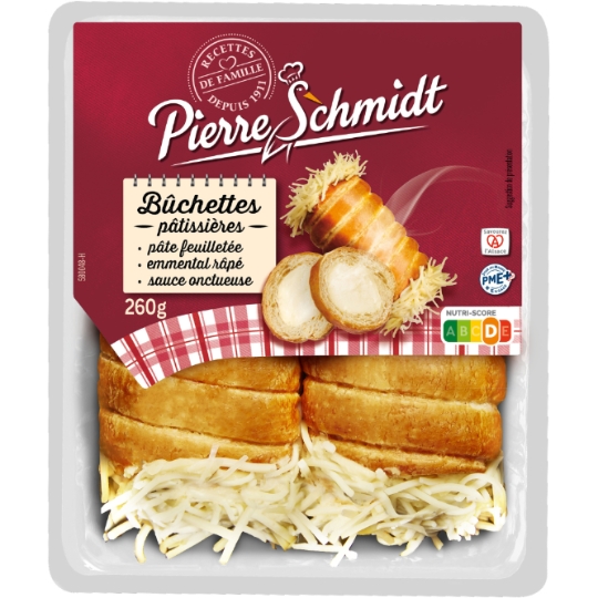 Bûchettes Pâtissières au Fromage PIERRE SCHMIDT