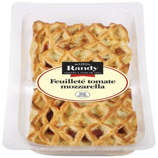 Feuilletés tomate mozzarella  RANDY