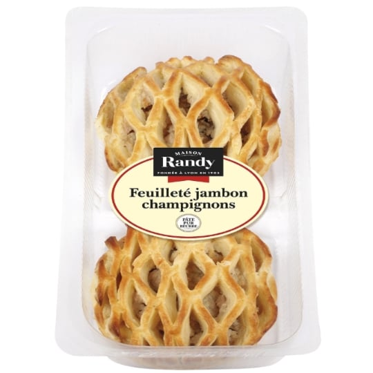 Feuilletés jambon champignons RANDY