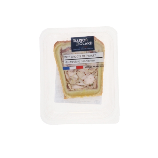 Pâte croute de poulet moutarde SALAISONS BOLARDS FRERES