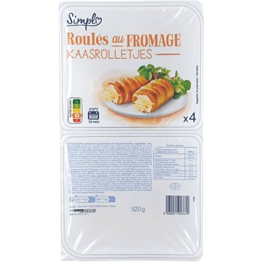 Roulés au fromage SIMPL