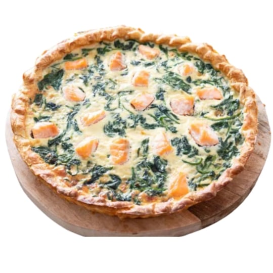 Quiche au Saumon et aux Epinards