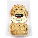 Feuilleté au chèvre et aux épinards X2