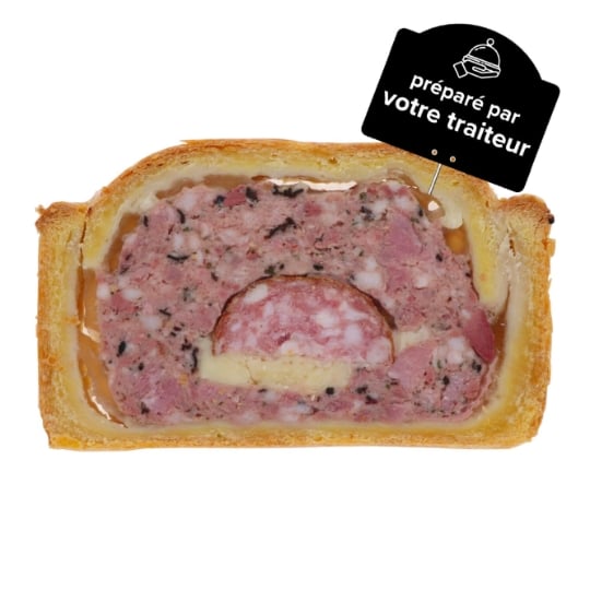 Pâté  en croûte de saucisse de Morteau et Morbier
