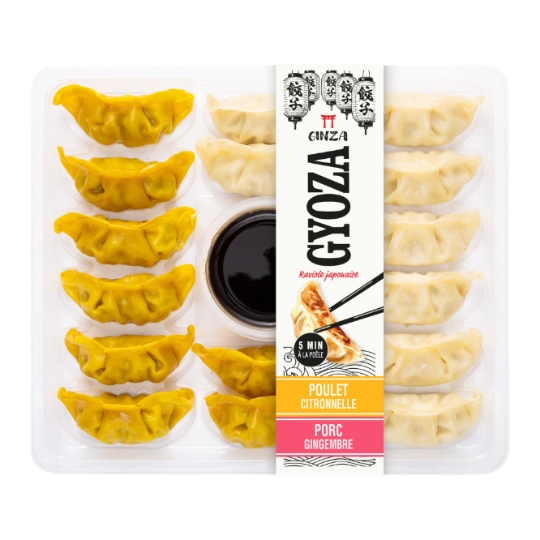 Gyozas Assortiment Poulet et Porc GINZA