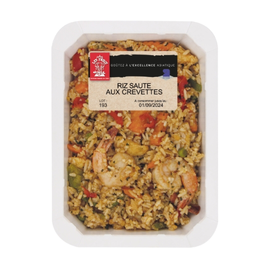 Riz Sauté aux Crevettes LES TROIS D'ASIE