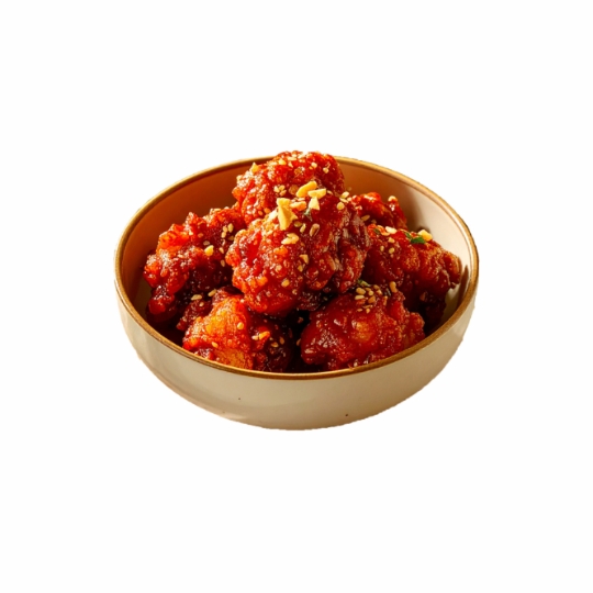 Plat Coréen : Mini Dakgangjeong  Poulet Frit Aigre Doux ONGGI