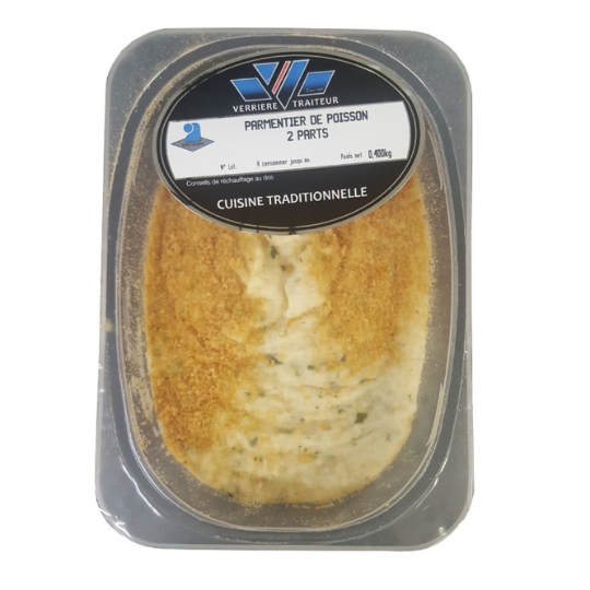 Parmentier de Poisson 2 Parts VERRIERE TRAITEUR