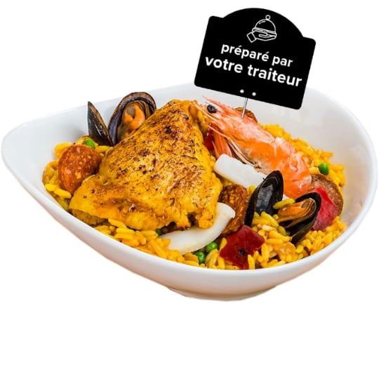 Plat cuisiné Paëlla
