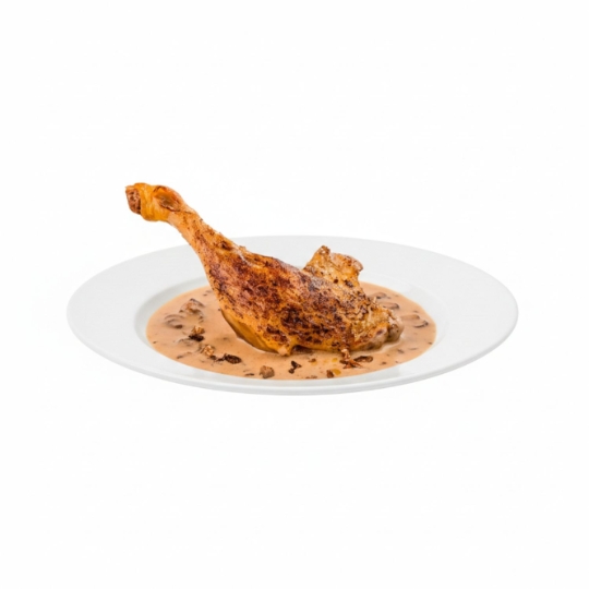 Cuisse de Canette aux Cèpes