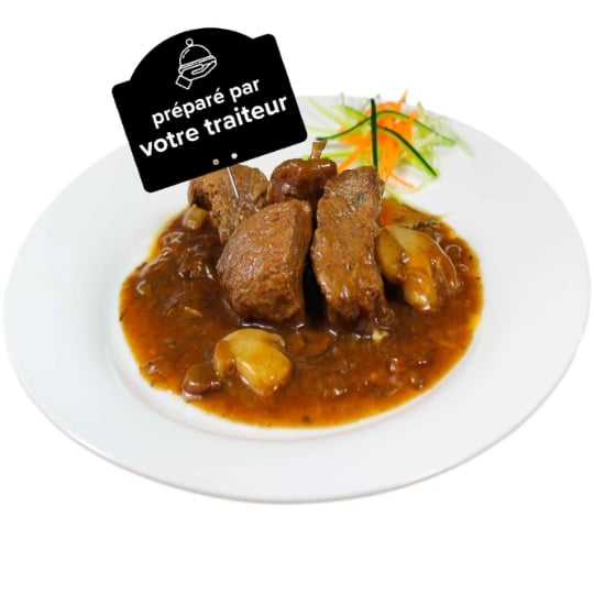 Plat cuisiné bœuf bourguignon