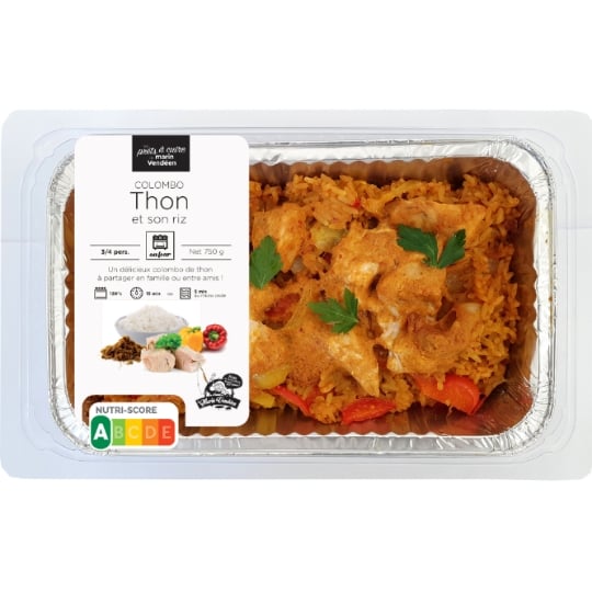 Colombo de thon et riz