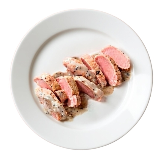 Filet Mignon de Porc Cuit Sauce Truffe