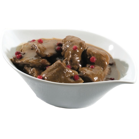 Viande de Chevreuil Sauce Grand Veneur
