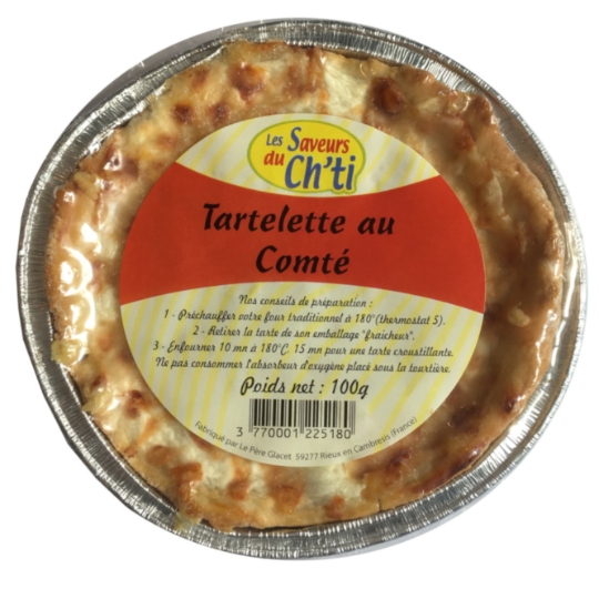 Tartelette au Comté LES SAVEURS DU CH'TI