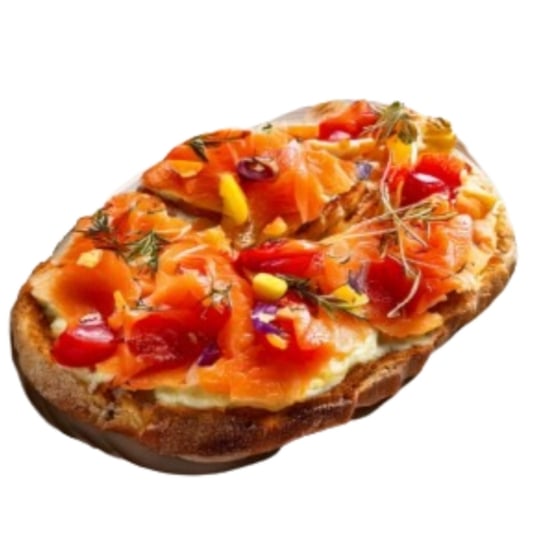 Bruschetta saumon