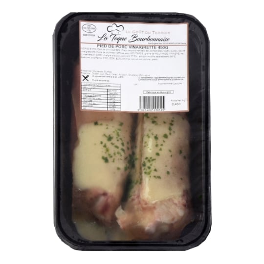Pieds de porc vinaigrette LA TOQUE BOURBONNAISE