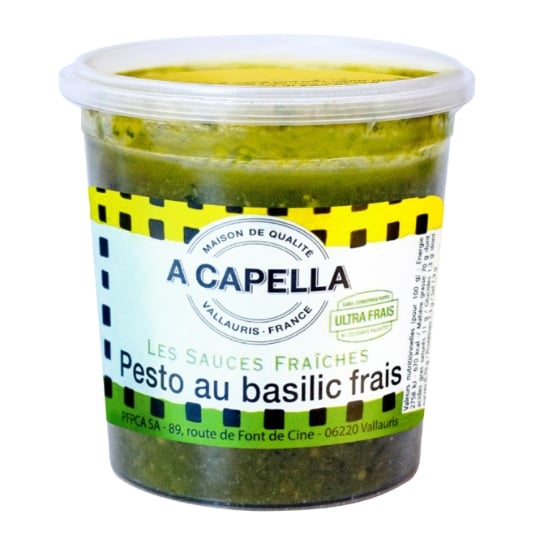Pesto au Basilic Frais A CAPELLA
