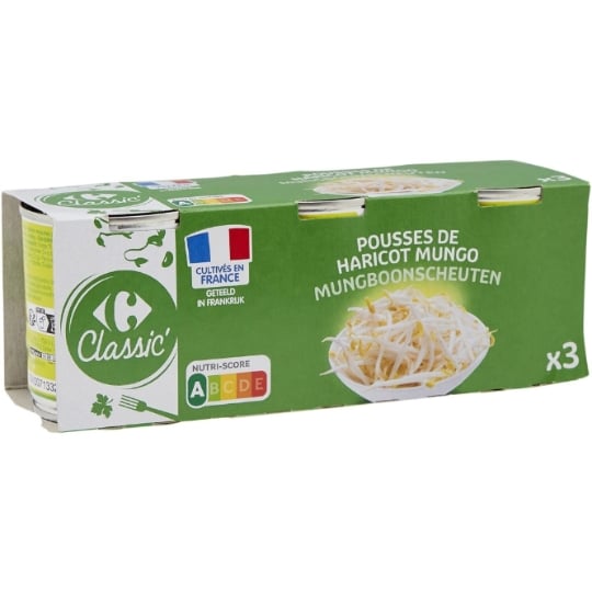 Pousses de haricot mungo CARREFOUR CLASSIC'