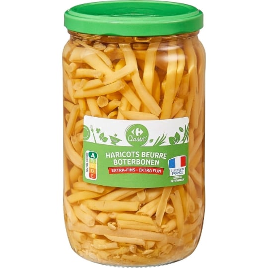 Haricots beurre extra-fins CARREFOUR CLASSIC'