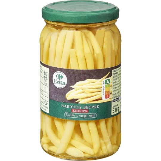 Haricots beurre extra-fins CARREFOUR EXTRA