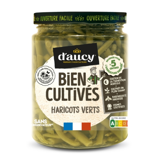 Haricots verts Bien cultivés D'AUCY