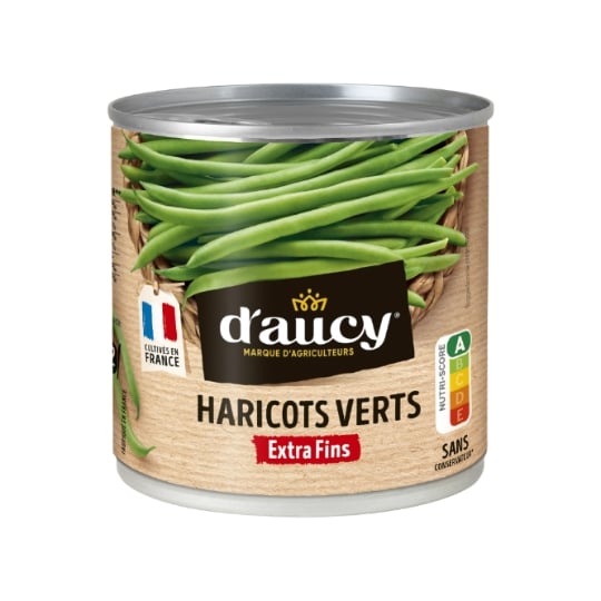 Haricots verts extra fins D'AUCY