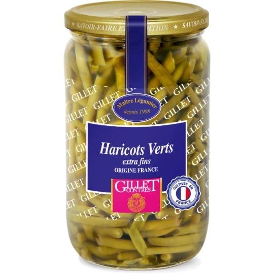 Haricots verts extra fins GILLET CONTRES