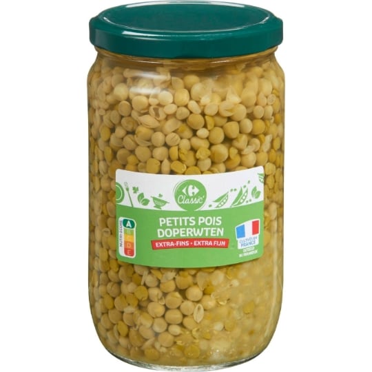 Petits pois extra-fins CARREFOUR CLASSIC'