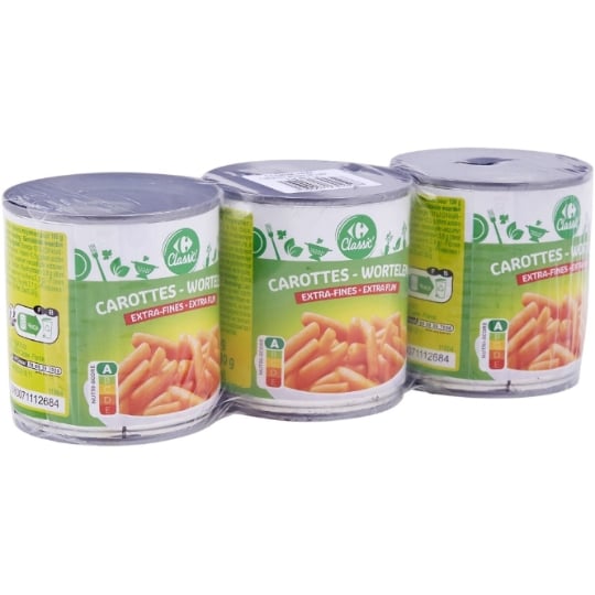 Carottes Extra-Fines CARREFOUR CLASSIC'