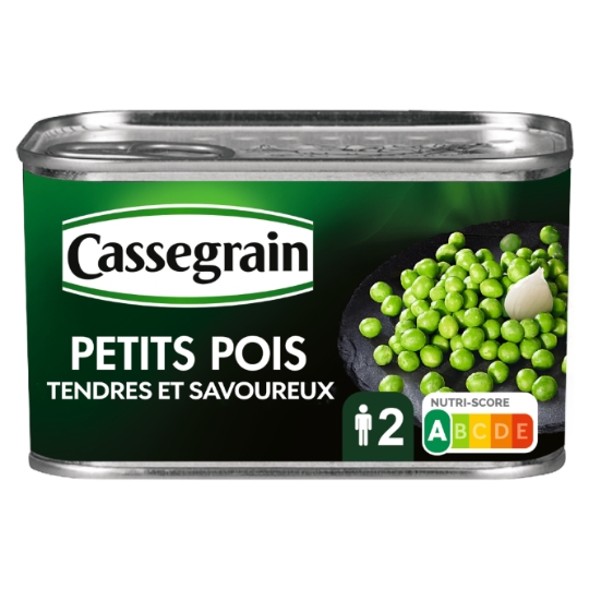 Petits pois  tendres et fondants CASSEGRAIN