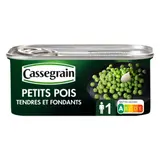 Petits pois  tendres et fondants CASSEGRAIN