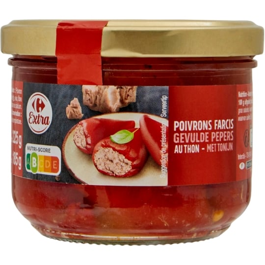 Poivrons farcis au thon CARREFOUR EXTRA