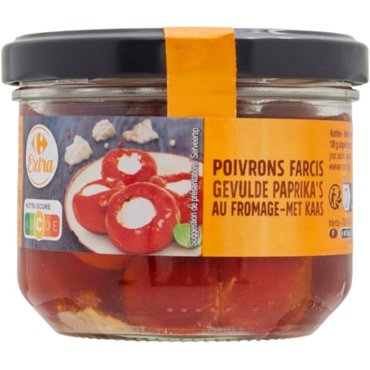 Poivrons farcis au fromage CARREFOUR EXTRA