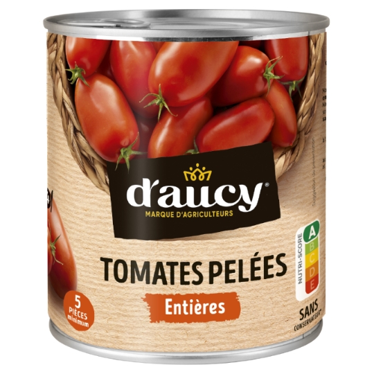 Tomates Pelées  entières D'AUCY