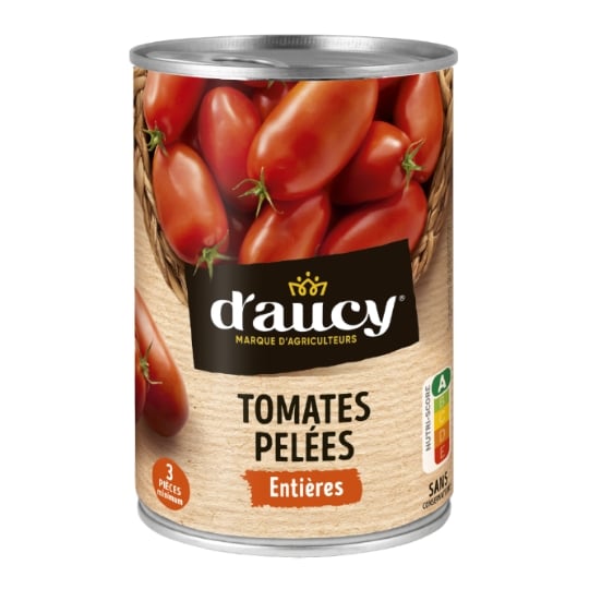 Tomates Pelées   entières  D'AUCY