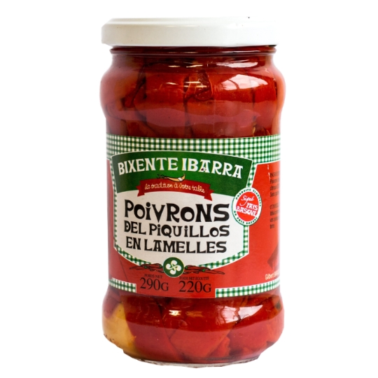 Poivrons Piquillo en lamelles GASTRONOMIE BASQUE