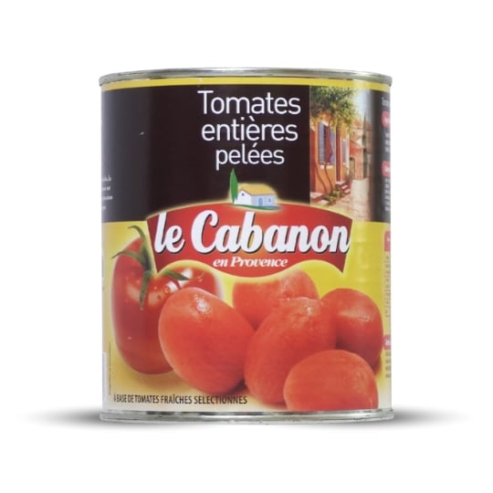 Tomates entières pelées LE CABANON