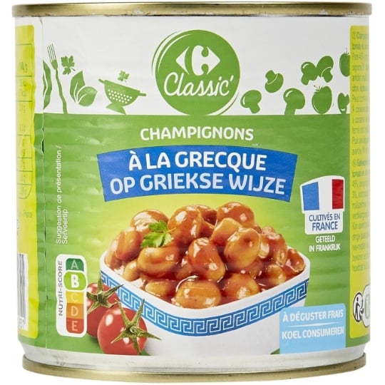 Champignons à la grecque CARREFOUR CLASSIC'