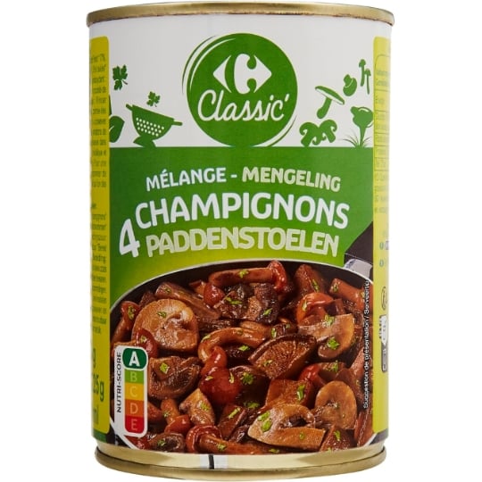 Mélange de 4 Champignons CARREFOUR CLASSIC'