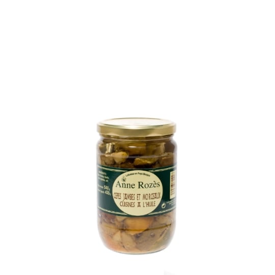 Cèpes jambes/morceaux à l'huile ANNE ROZES