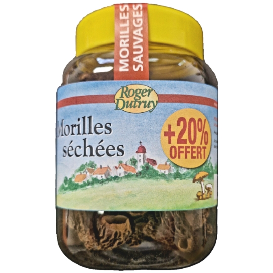 Morilles Séchées +20% offert ROGER DUTRUY