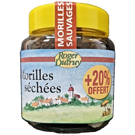 Morilles Séchées +20% offert ROGER DUTRUY