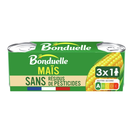 Maïs sans résidu de pesticides BONDUELLE