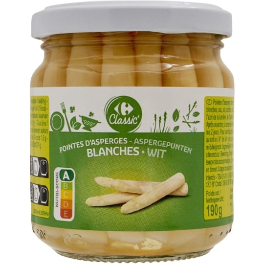 Asperge blanche CARREFOUR CLASSIC'