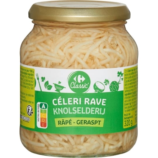 Céleri-rave râpé CARREFOUR CLASSIC'