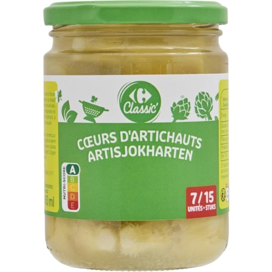 Coeurs d'artichauts CARREFOUR CLASSIC'